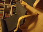 Ikea schommelstoel met voetenbank