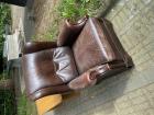 Leren fauteuil 