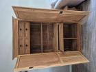 Teak houten computer kast