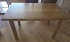 Massief blank eiken tafel