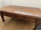 Salontafel eiken afm. 125x67 cm.