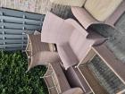 Tuinstoel  met 2 hokkers