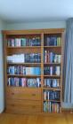 Blank eiken boekenkast