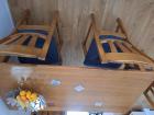 Eiken tafel met 4 stoelen