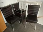4 Eetkamerstoelen.