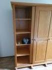 Blank eiken klerenkast