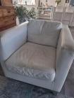 Montel fauteuil wit leer