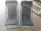2 lekkere ligstoelen.