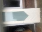 2 Hoge binnendeuren met draadglas 2.31x82
