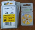 10 kaartjes á'6 batterijtjes voor gehoortoestel