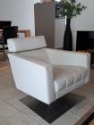 LEDEREN GEALUX DRAAIFAUTEUIL