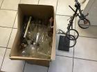 Laboratorium glas met statief