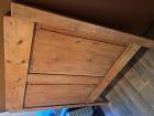 1 persoons houten bed