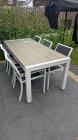 Tuintafel met 6 stoelen