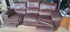 3 zits bank met 2 elec.relax + 2stoelen 1 met elec relax