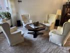 4 fauteuils en salontafel