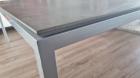 Eettafel, rechthoekig, merk Arco met natuurstenen blad