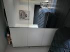 Wit/spiegelschuifdeur kast
