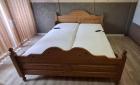 Landelijk grenen tweepersoons bed