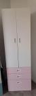 Ikea kinderkast wit/roze 192 x 60