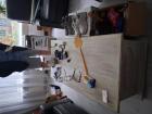 (Slaap)bank stoel salontafel