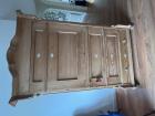 Antieke grenen kast met lade