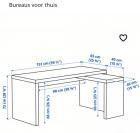 Bureau van Ikea
