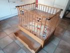 Kinderbox met uitschuifbare berglade