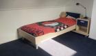 1 persoons bed incl. nachtkastje