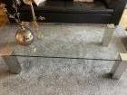 Glazen salontafel 