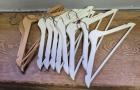 Houten kleerhangers