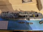Model schip USS Wasp, opengewerkt
