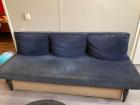 bed-bank donkerblauw