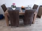 Eethoek met 4 stoelen