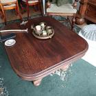 Mooie vierkante eiken salontafel