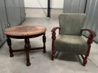 Rond salontafeltje en 2 fauteuils l