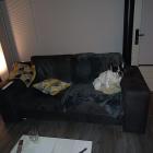 Bank, 2 fauteuil, salontafel