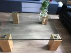 Glazen salontafel