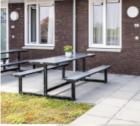 Picknick tafel antraciet 