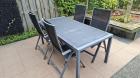 Tuinset tafel + 4 stoelen