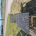 Tuintafel hout met 4 relax stoelen onderhoud vereist