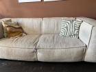Bank creme boucle