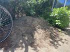 Gratis schoon zwarts tuin zand