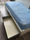 1 persoons bed met schuiflades