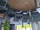 6 eetkamerstoelen op wieltjes