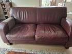 2,5 en 2zits donkerrode chesterfield banken, 