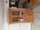 Vitrine kast blank eiken 