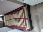 2x1 persoinsbed met matras en lattebodem