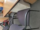 Twee tafels een van 180x080 en van 120x 60   Compleet met 6 stoelen0