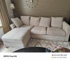 Hoekbank beige